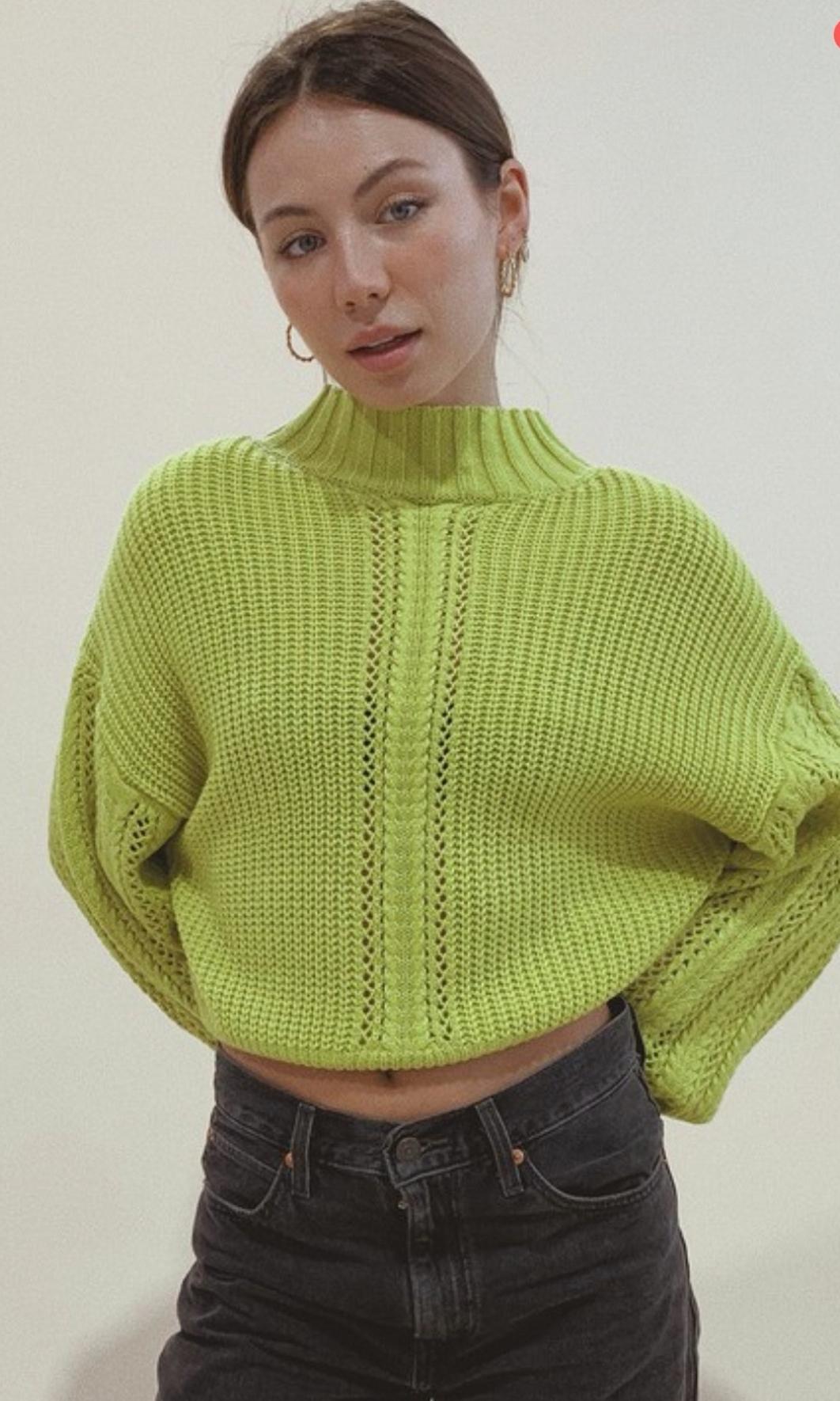 Taylor cropped sweater